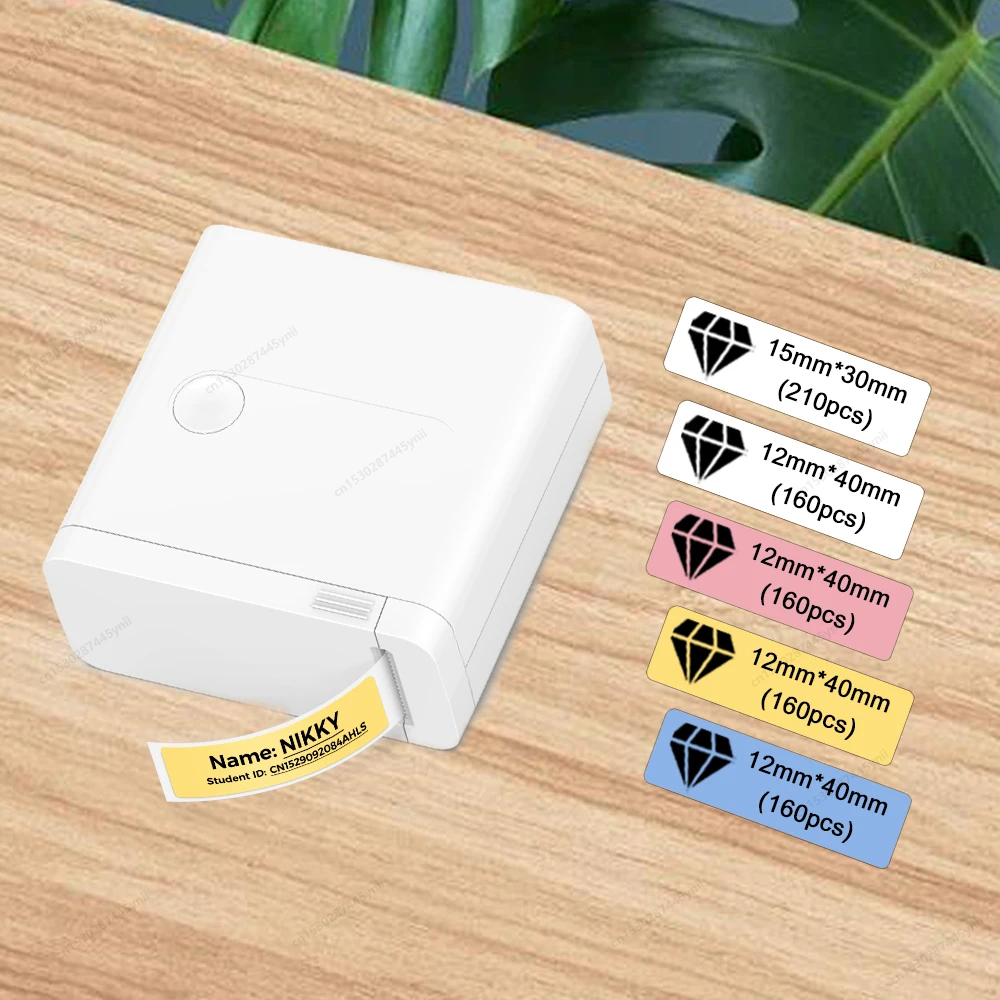 

Термопринтер этикеток D12, принтер клейких наклеек, аналогичный как Marklife P15 D30 D11 D110 D101, устройство для изготовления этикеток или 1PK лента для этикеток D12