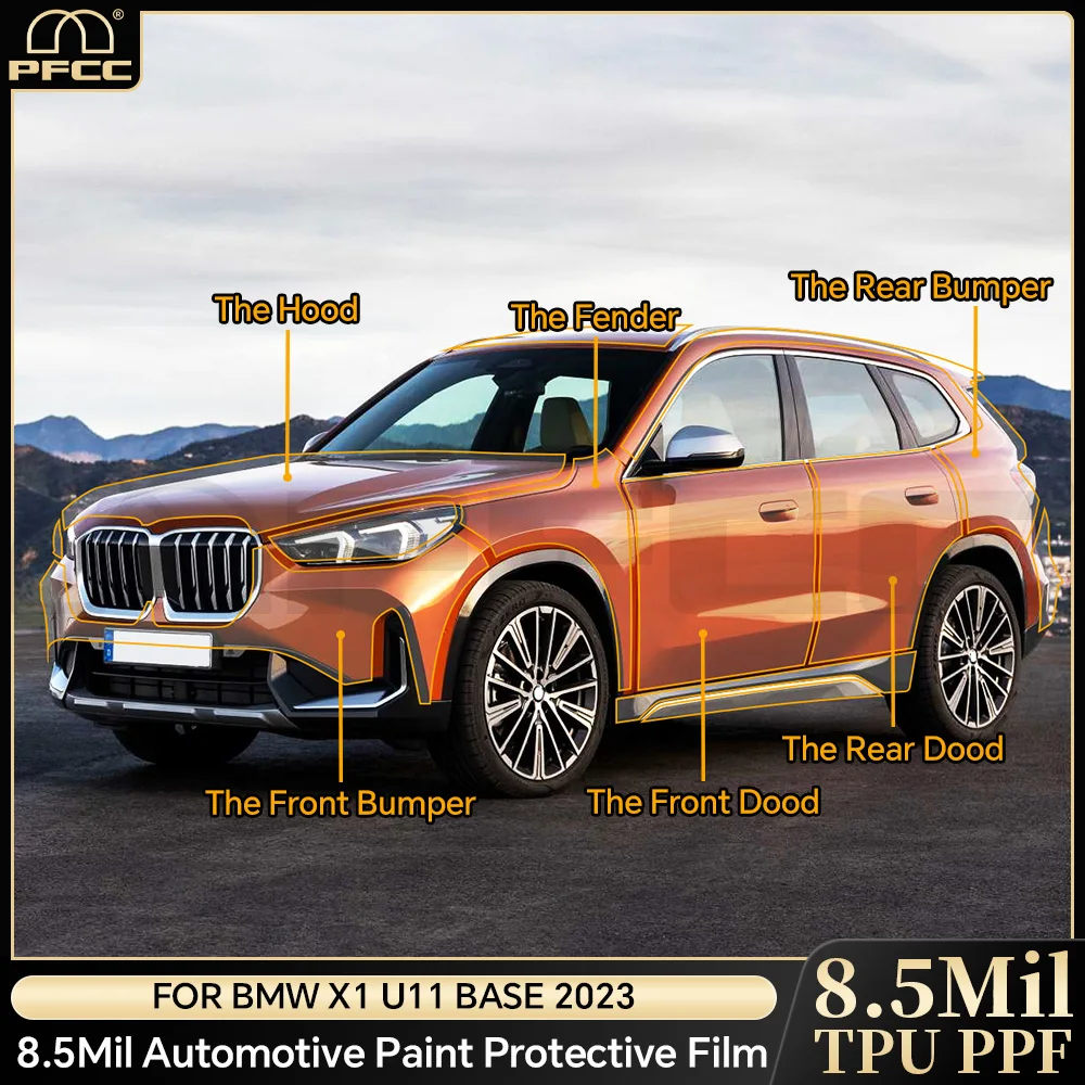 

PPF TPU Pre Cut Car Paint Protection Film for BMW X1 Base U11 2023 PPF Clear Kit Accessories Transparent Body TPU Anti-scratch