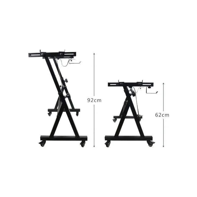 حامل لوحة مفاتيح البيانو بارتفاع قابل للتعديل Z aped جهاز إلكتروني Ra Universal لـ 54/6 مفاتيح إلى 88 مفتاحًا مع عجلات #5