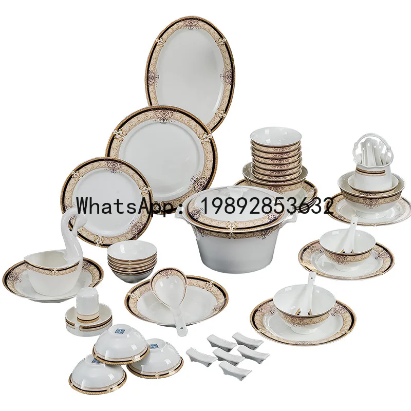 

Xl bowl set ceramic dinnerware bone china bowls plates business gift