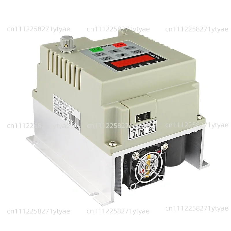 Single Input and Single Output Fan Inverter, AC 220V Single-phase Capacitor Motor Inverter 0.75KW