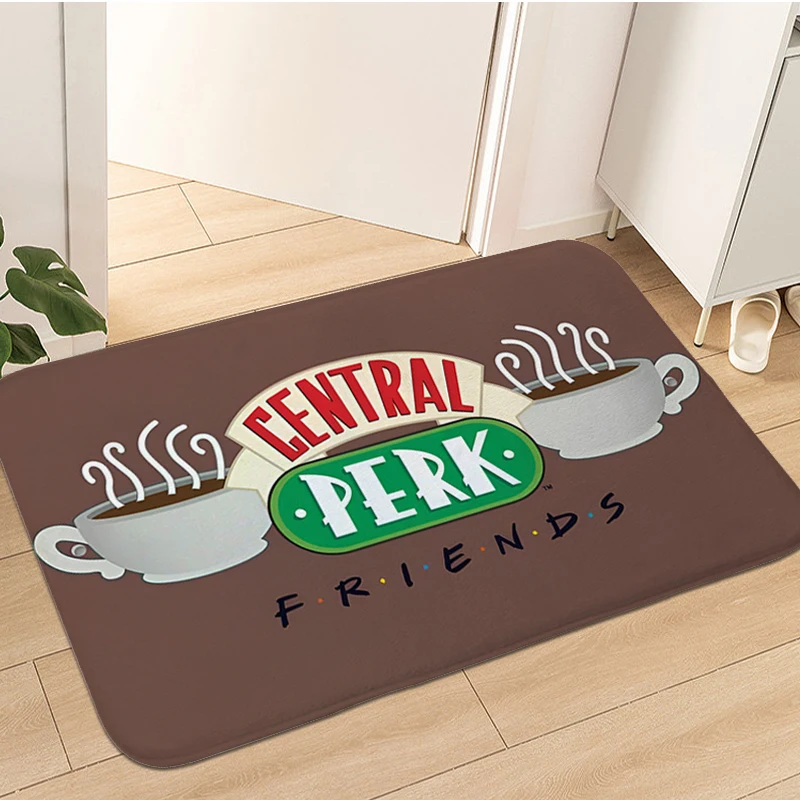 Foot Mat Central Perks Carpet Living Room Funny Doormat Entrance Door Useful Things for Home Floor Mats Front Door Bathmat