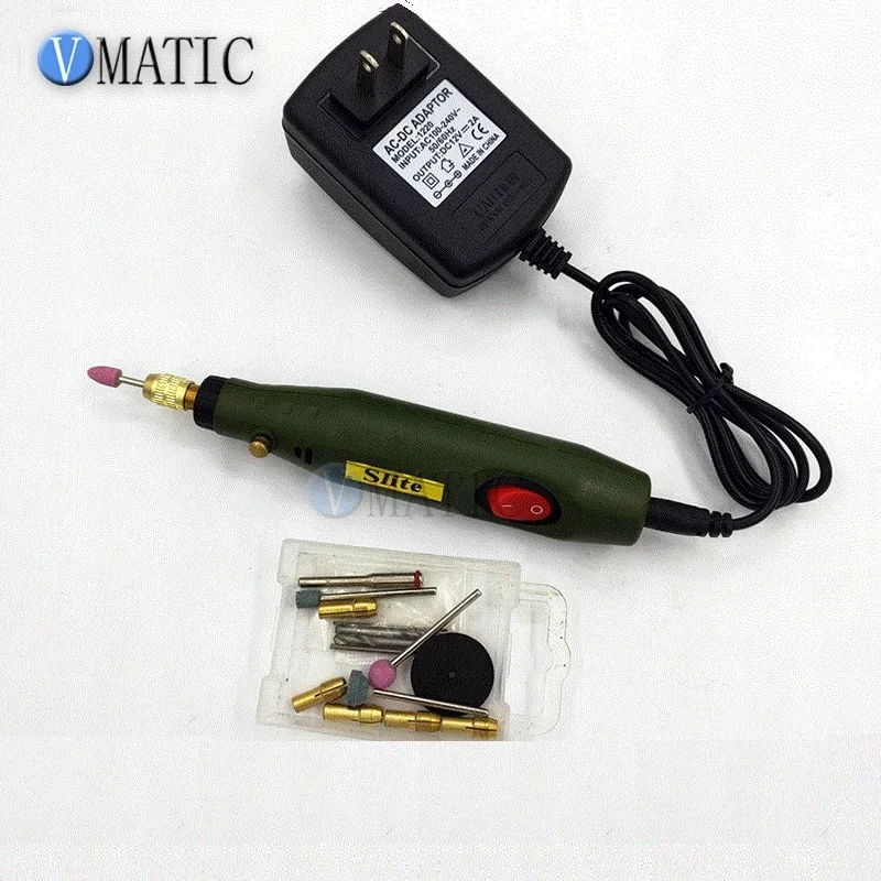 Free Shipping Mini Electric Grinder Crystal Lettering Pen Nail/Dental Rotary Tool 110-220V