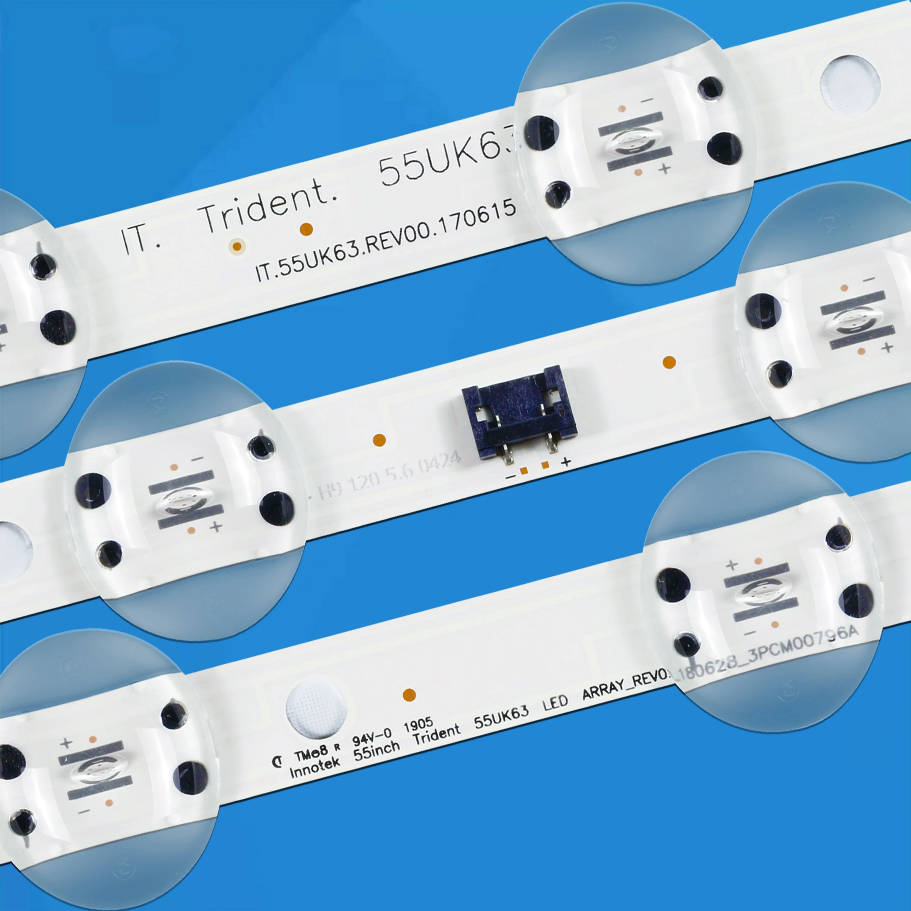 LED strips for 55UN6950 55UK6090 55UK6400 55UM6910 55UM6950 55UM7000 55UN6950ZUA 55UM7050 55UM6910PUC 55UM7100PUA 55UM7200PUA