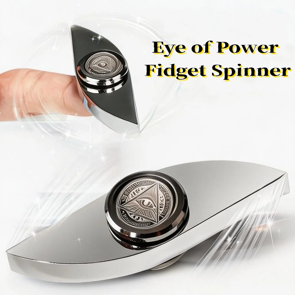 Metal Eye of Power Finger Top Fingertip Gyro EDC Fidget Spinner Stress Relief  антистресс Office Decor Creative Gift for Adults