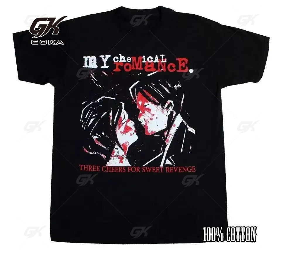 MY CHEMICAL ROMANCE THREE CHEERS FOR SWEET REVENGE SHORT - LONG SLEEVE T-SHIRT Fashion T Shirt  Tops Wholesale Tee Clothes