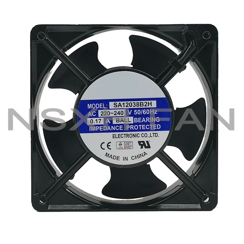 SA12038B2H 220-240V 0.17A 23W 12CM 12038Axial Motor Fan