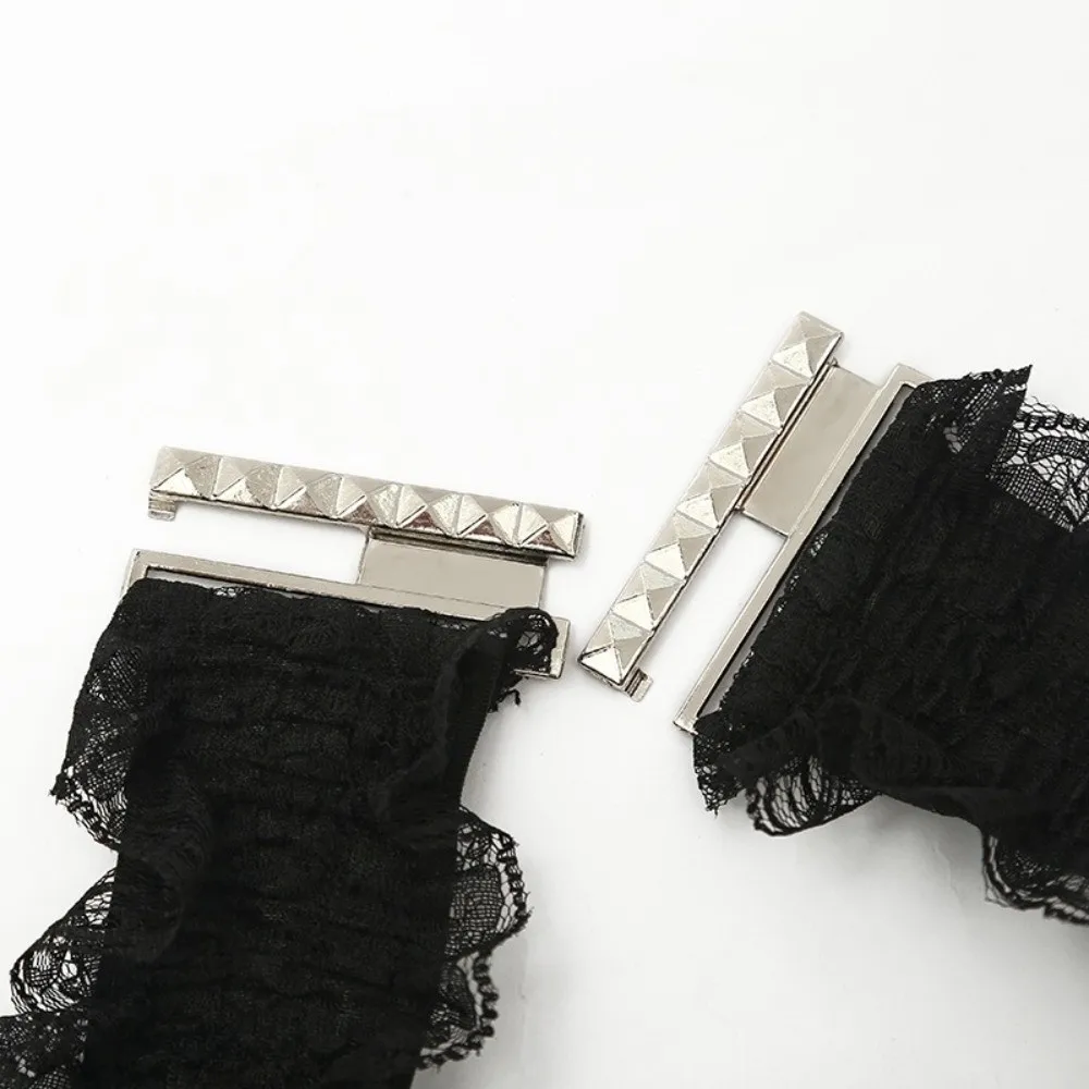 Elegant Versatile Lace Waist Belt Solid Color 6cm Width Waist Cincher Elastic Elastic Sash for Women