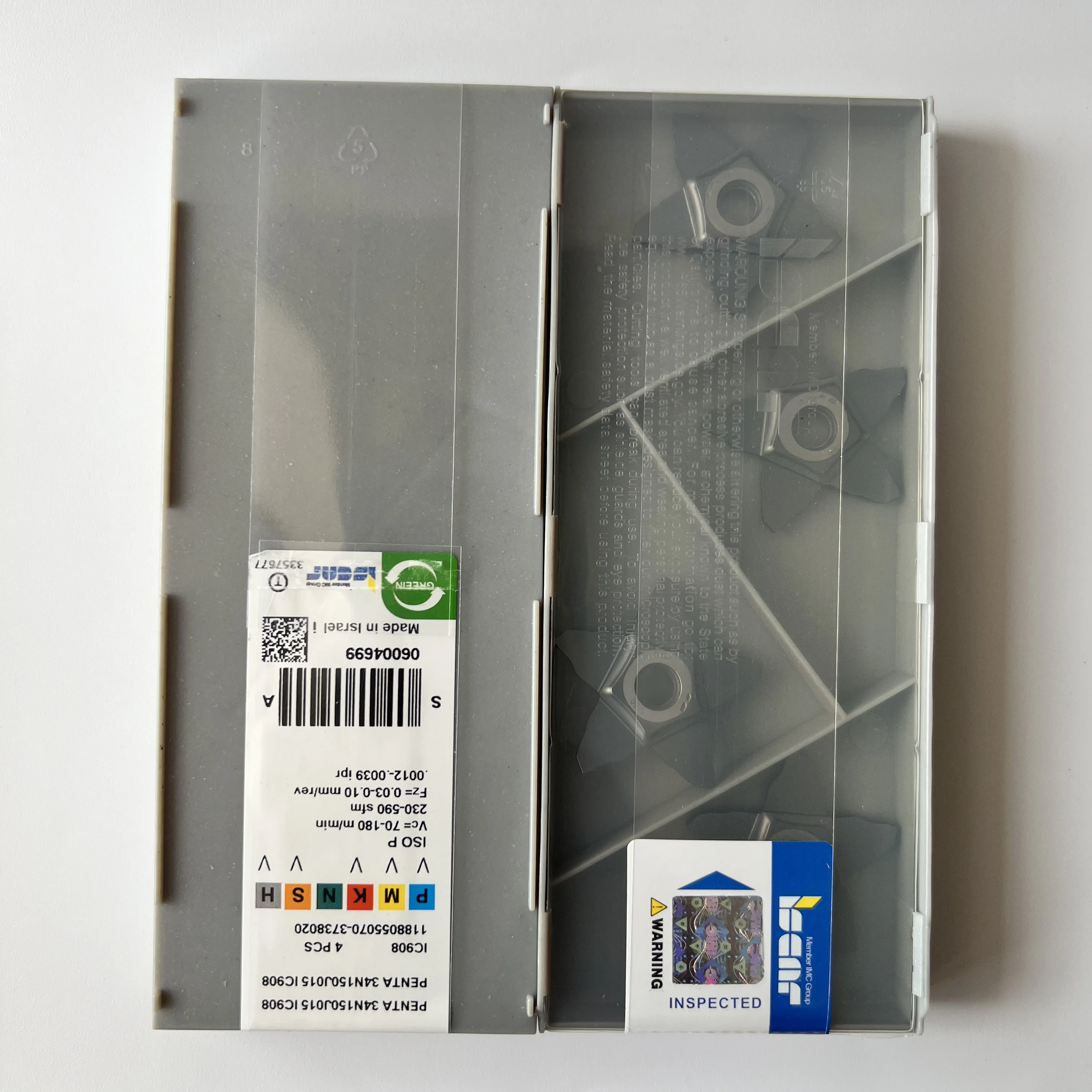 

PENTA34N150J015 IC908 / Original Carbide CNC Blade 4 Pcs