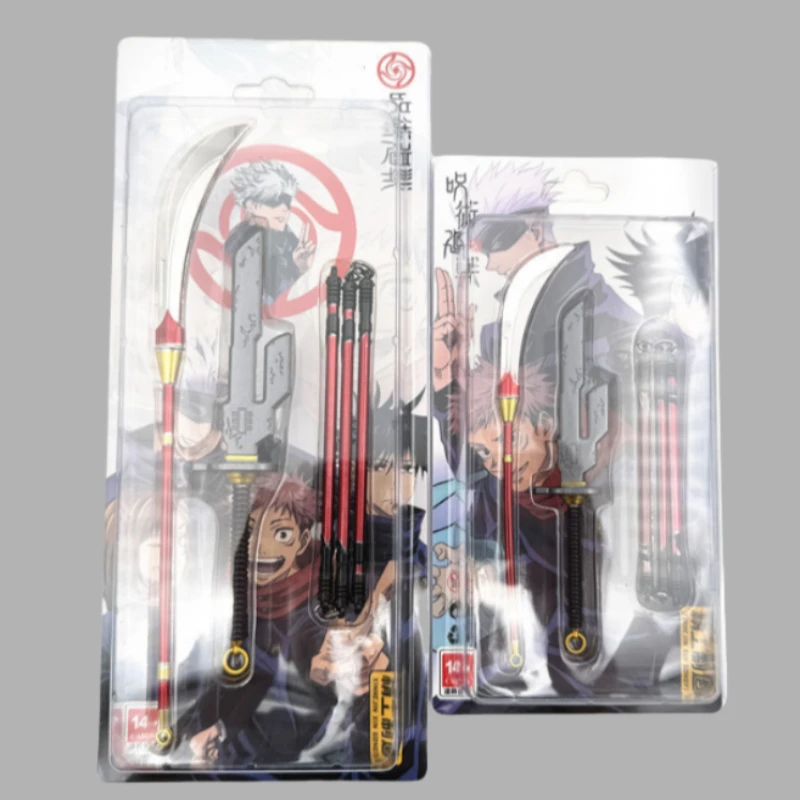 

In Stock15/22cm Anime Jujutsu Kaisen Periphery Suit Toys Tactical Metal Desktop Display Military Collector's Gifts for Children