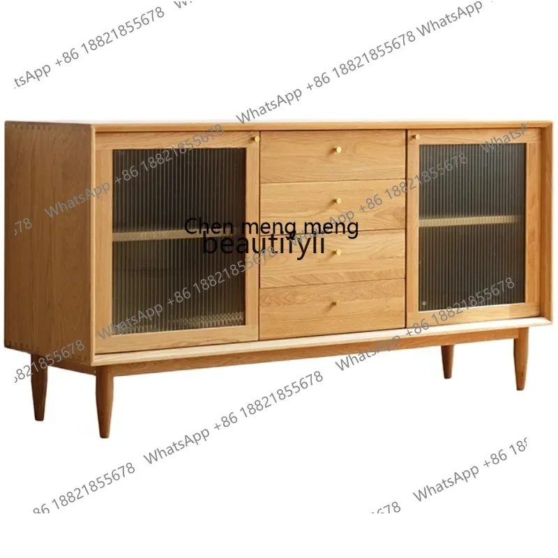 cn8350 LHY zqNordic Side Cabinet Simple Tea Cabinet Kitchen Home Cupboard Living Room Bedroom Locker Entrance Cabinet