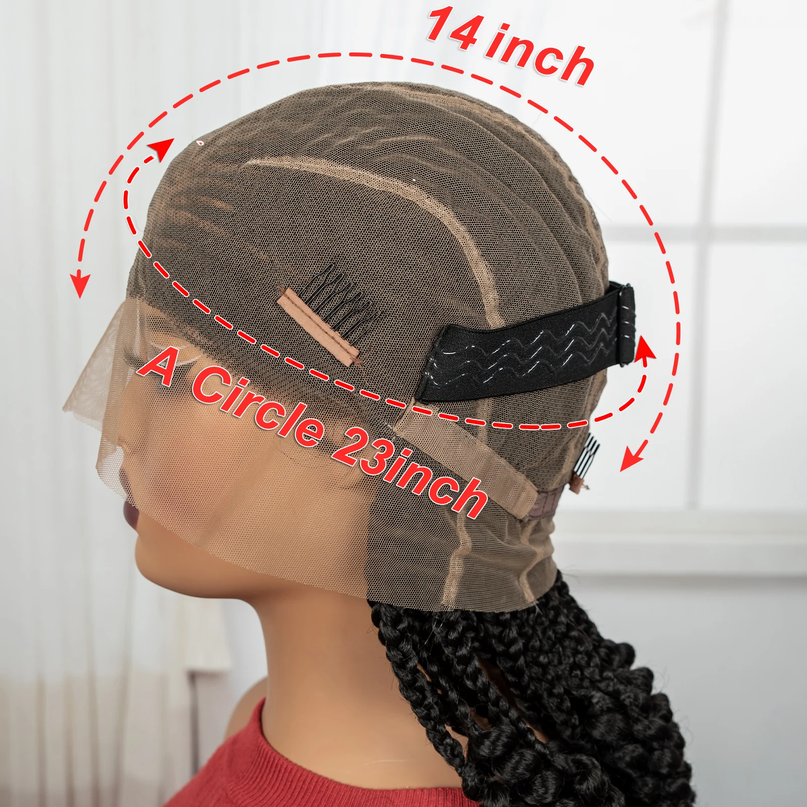 Short Ombre Cornrow Braided Wigs 14inch Synthetic Full Lace Kontless Braided Wigs Lace Frontal Braided Lace Wigs for Black Women