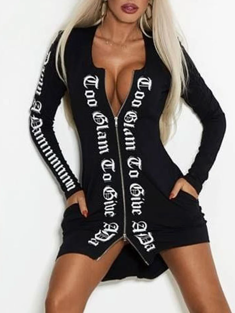 Womens Letter Print…