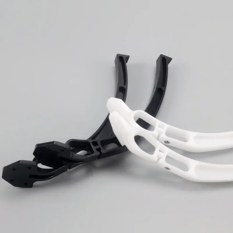 4 Uds. Ruedas universales de avión Qudcopter en blanco y negro, patines de aterrizaje para trípode, engranaje para F450 F550 SK480