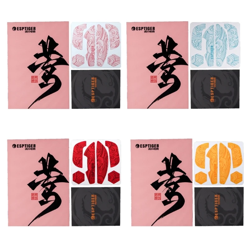 ผิวเมาส์ Elastics กลั่นด้านข้าง Grip สำหรับ VAXEE NP-01S NP-01 แผ่น