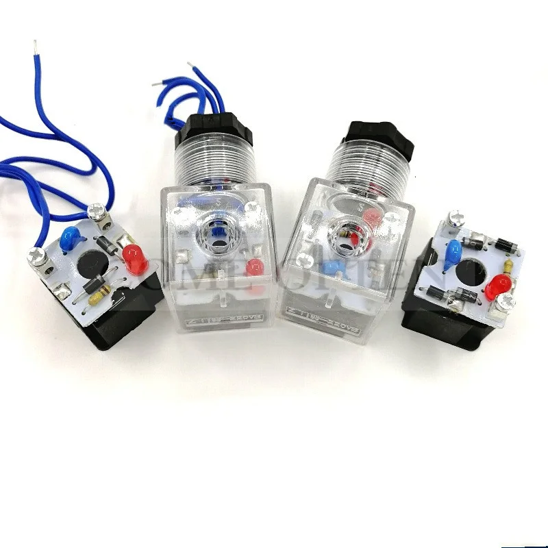 

Half Wave Rectification Full Wave Rectification Hydraulic Valve Plug ACDC-220VB Coil Plug Rf Surge ProofTypeA