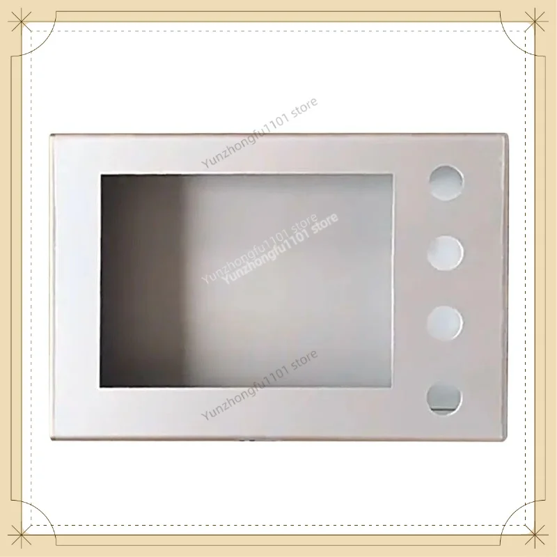 7‑Inch /10‑Inch Touch Screen Control Box, 4‑Hole Aluminum Alloy Enclosure with Full‑Aluminum Side Cover for PLC HMI Installation