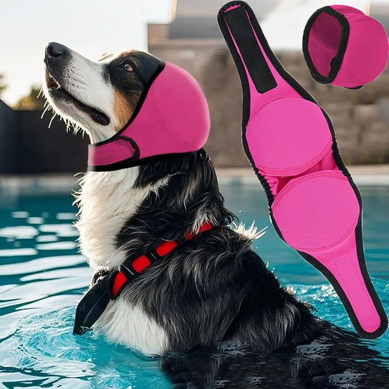 Hunde-Ohrenschutz Wasserdichte Ohrenkappen für Hunde Duschhaube Pflegewerkzeug für Welpen Schwimmen Ohrenschutz vor Infektionen – Detail 1
