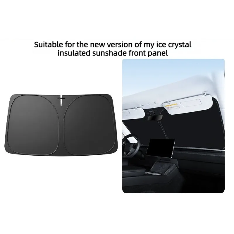

For Tesla Y/Renewal ModelYL/Y/3 Front Shade Parasol tesla Shade Sunscreen with Storage Bag