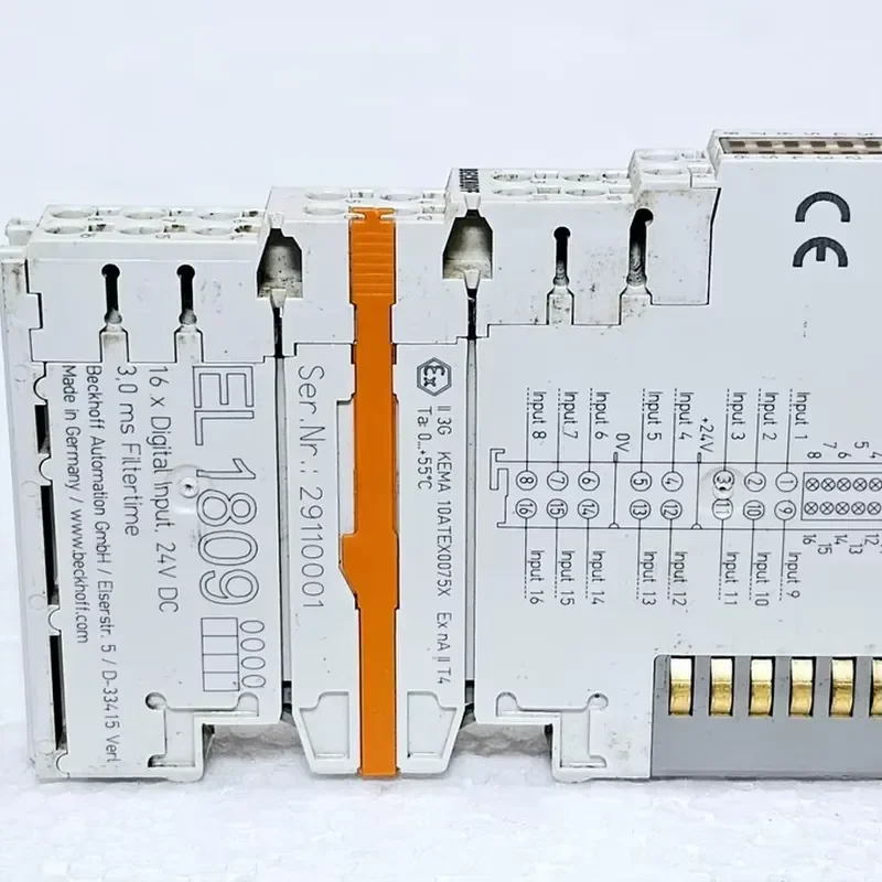 Beckhoff El1809 Ethercat Terminal 16-channel Digital Input 24 V 3ms