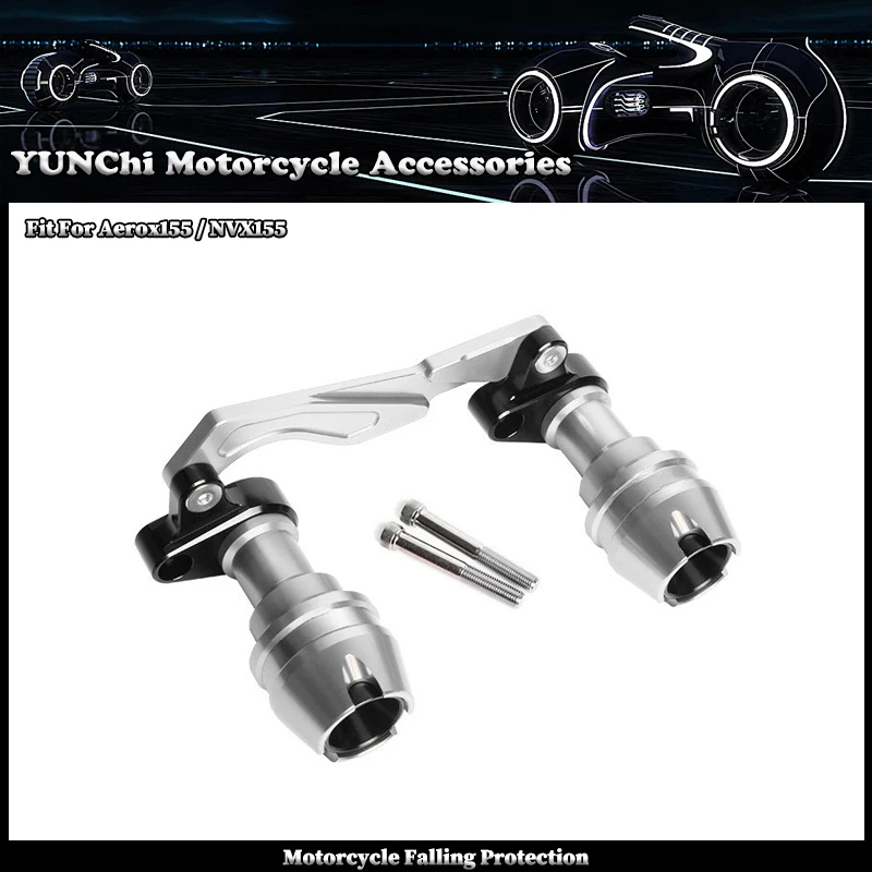 Fit For YAMAHA  Aerox155 NVX155 AEROX 155 NVX Motorcycle Accessories Rear Wheel Axle Fork Crash Sliders Fall Protection