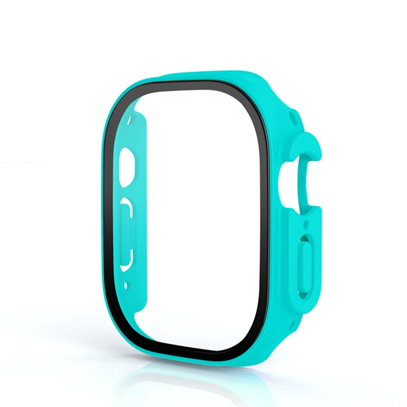 Cover Voor Apple Horloge Ultra 3 49mm PC Bumper + Screen Protector Cover iWatch Ultra 2 49mm HD Gehard Glas + Case Shell Accessoires