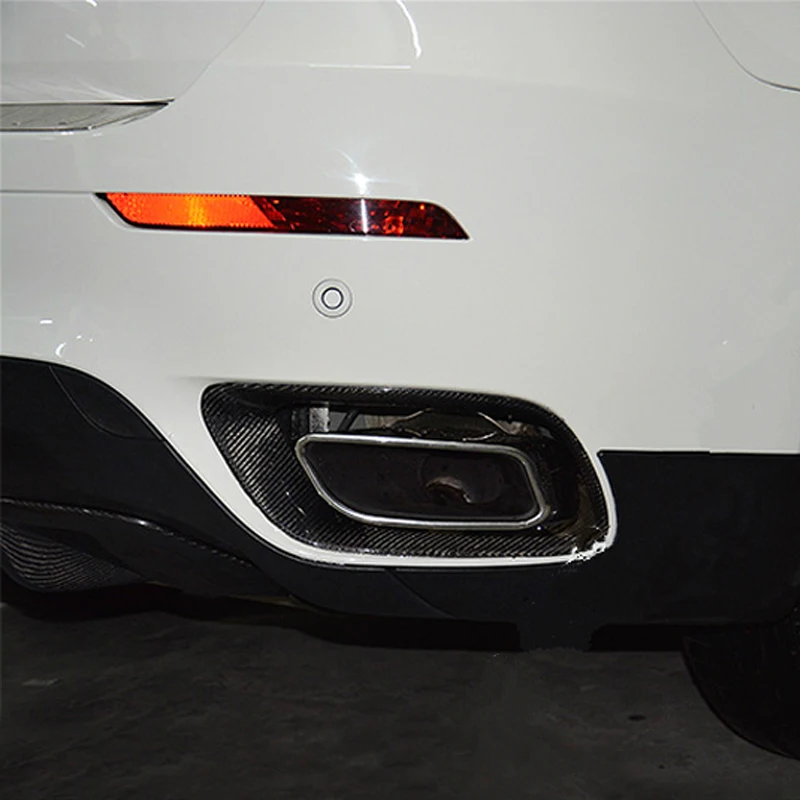 Gloss Black Rear Bumper Diffuser With Ribs – Fits BMW X6 E71 / E72 2008-2014 – AVOGroup