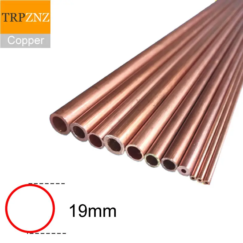 

outer diameter 19mm inner 17mm 16mm 15mm T2 copper Micro tube Thin wall Hollow Capillary copper pipe Hard straight tube