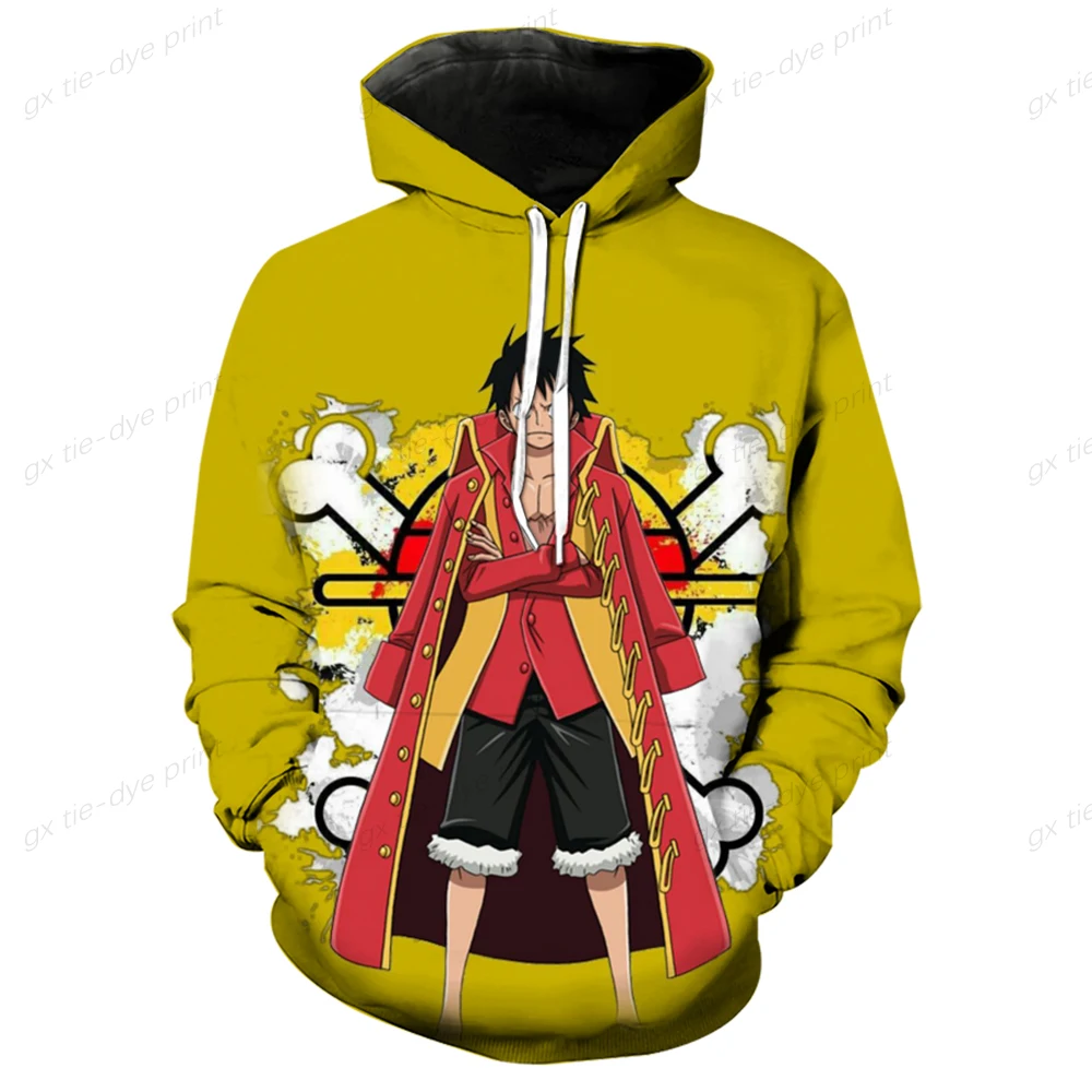 ONE PIECE Luffy Zoro Nami Robin Hoodies 3D Print Fashion Casual Men's and Women pullover