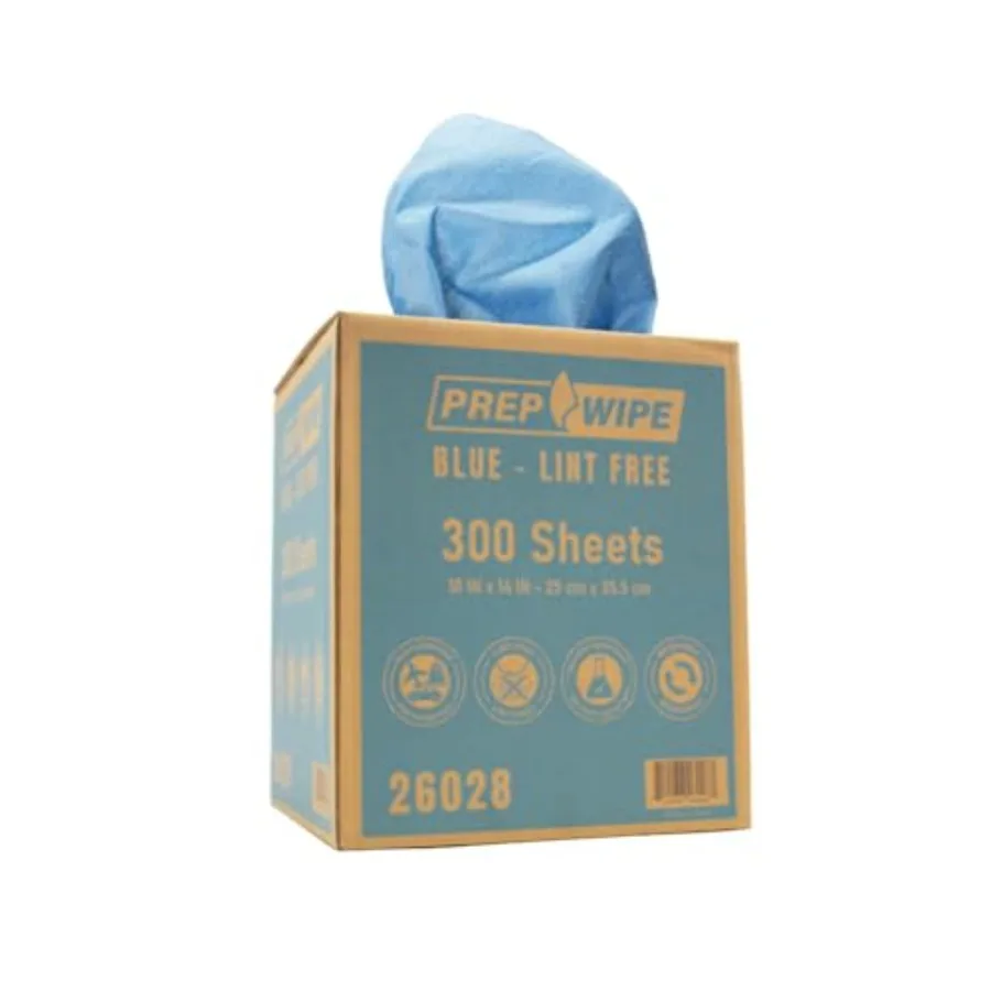 

Lauco Prep Wipe Lint-Free Towels Heavy Duty Cloths for Household and Industrial Use Disposable Rags nwoven Wipes 300-Pack 9" x