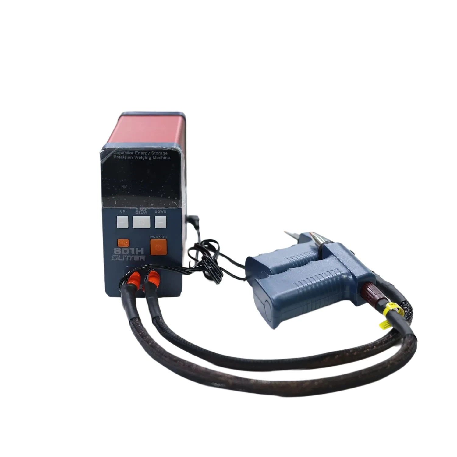 

GLITTER 801H Capacitor Spot Welder 3500A 21kw Aluminum Iron Phosphate Spot Welder 110-240v Pulse Docking Kit, Spot Welding 18650