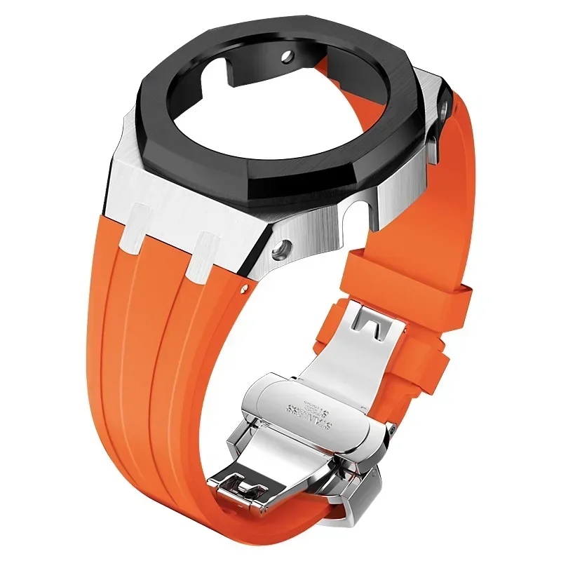 Mod Kit GEN4 Gen5 GA2100 Metall-Lünette für G Shock Casioak Modifikation 4. Generation Gummi- und Stahl-Uhrengehäuse Armband GA-B2100 2110 – Detail 7