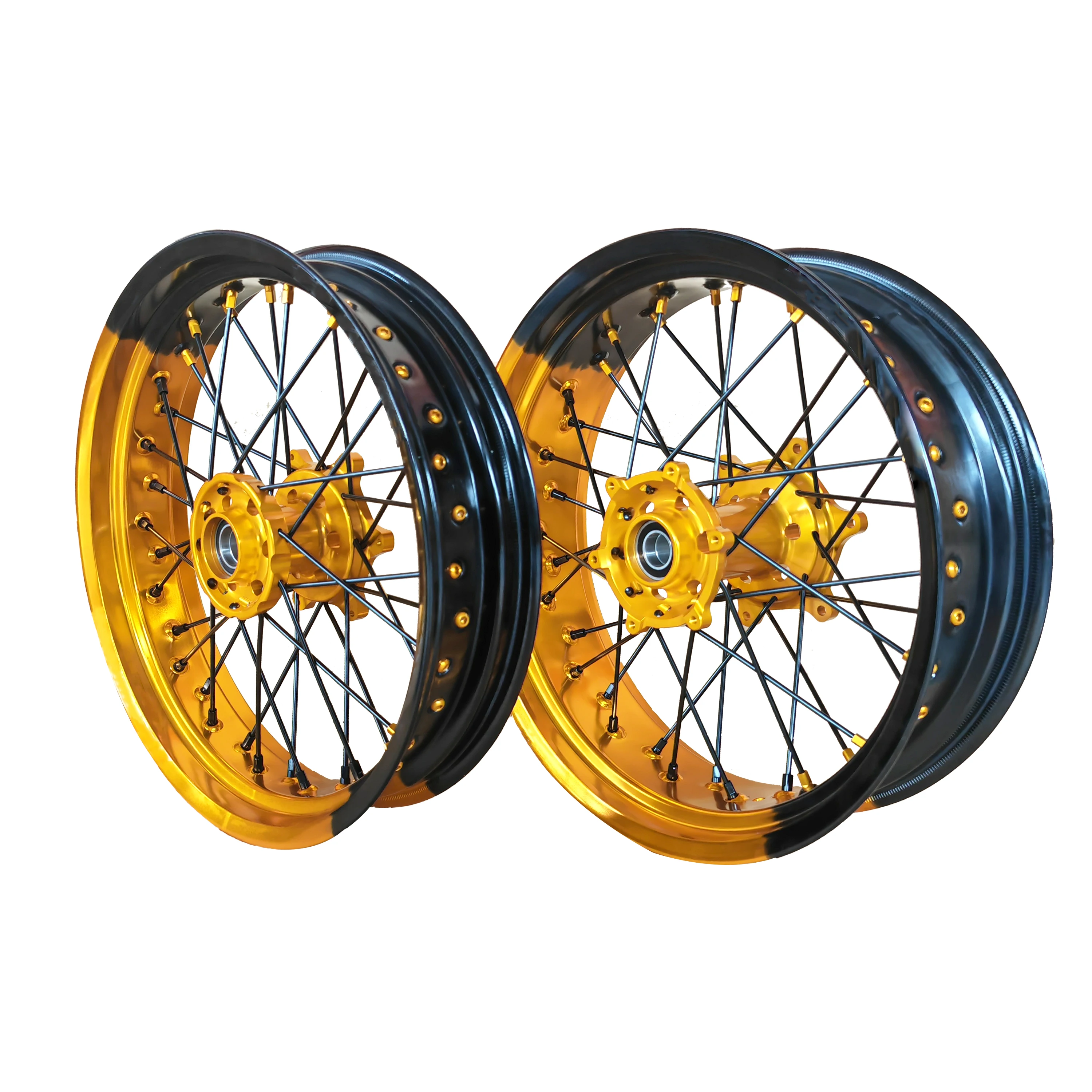 Supermoto Wheels EXC SXF 17 Inch Customized Accept Color Wheels Rims and Hubs EXC SXF 6