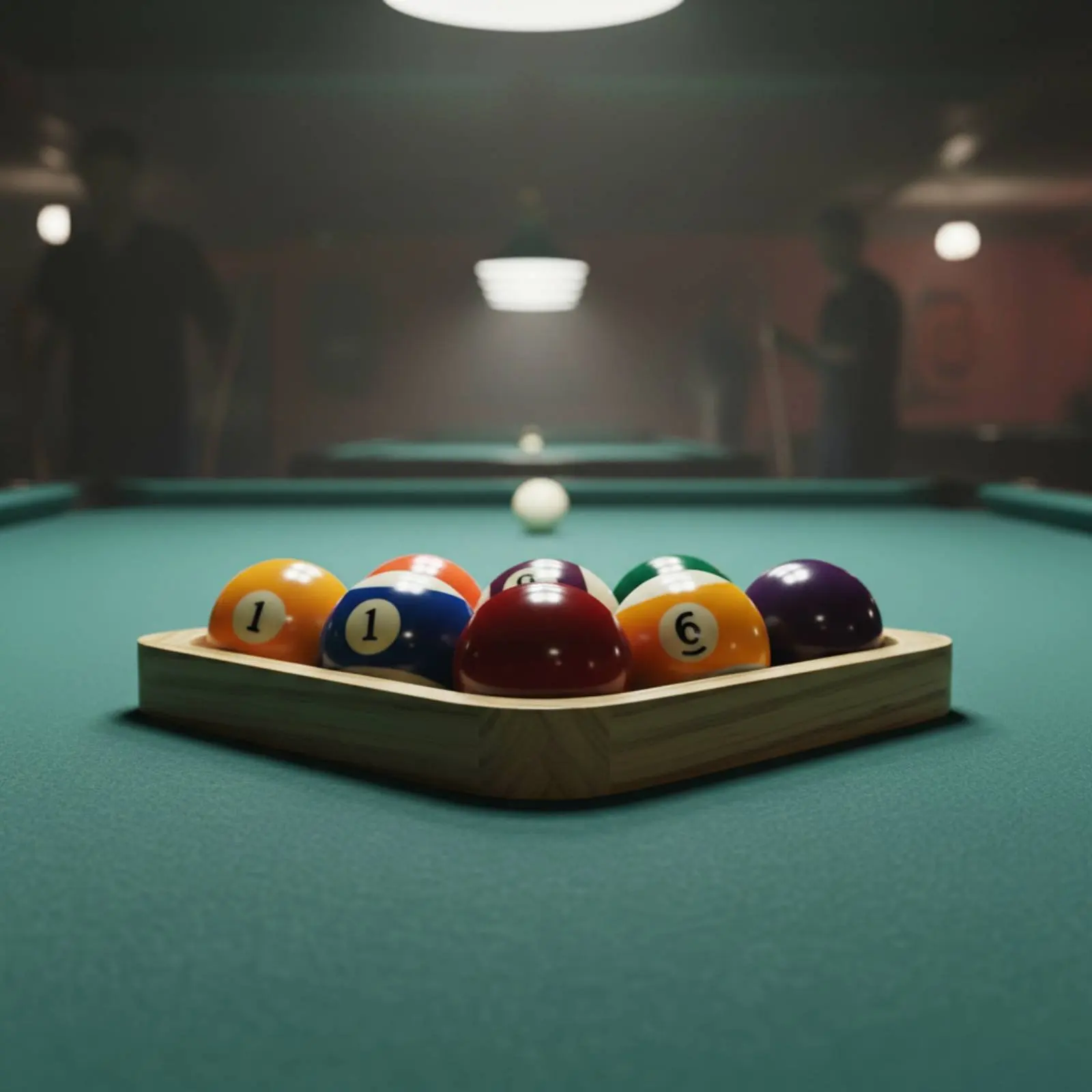 

Деревянная треугольная стойка для бильярда на 6 шаров с равномерными краями, прочная, долговечная, вневременная