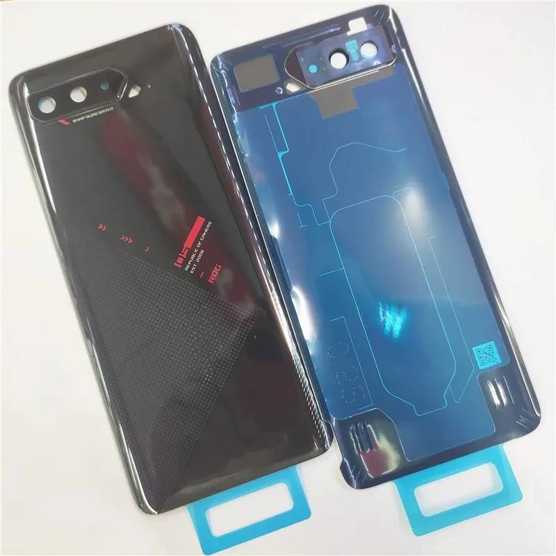 For Asus ROG Phone 5 ZS673KS 1B048IN Back backshell Cover Housing Camera Frame Glass Lens For Rog SZS676KS  6.78