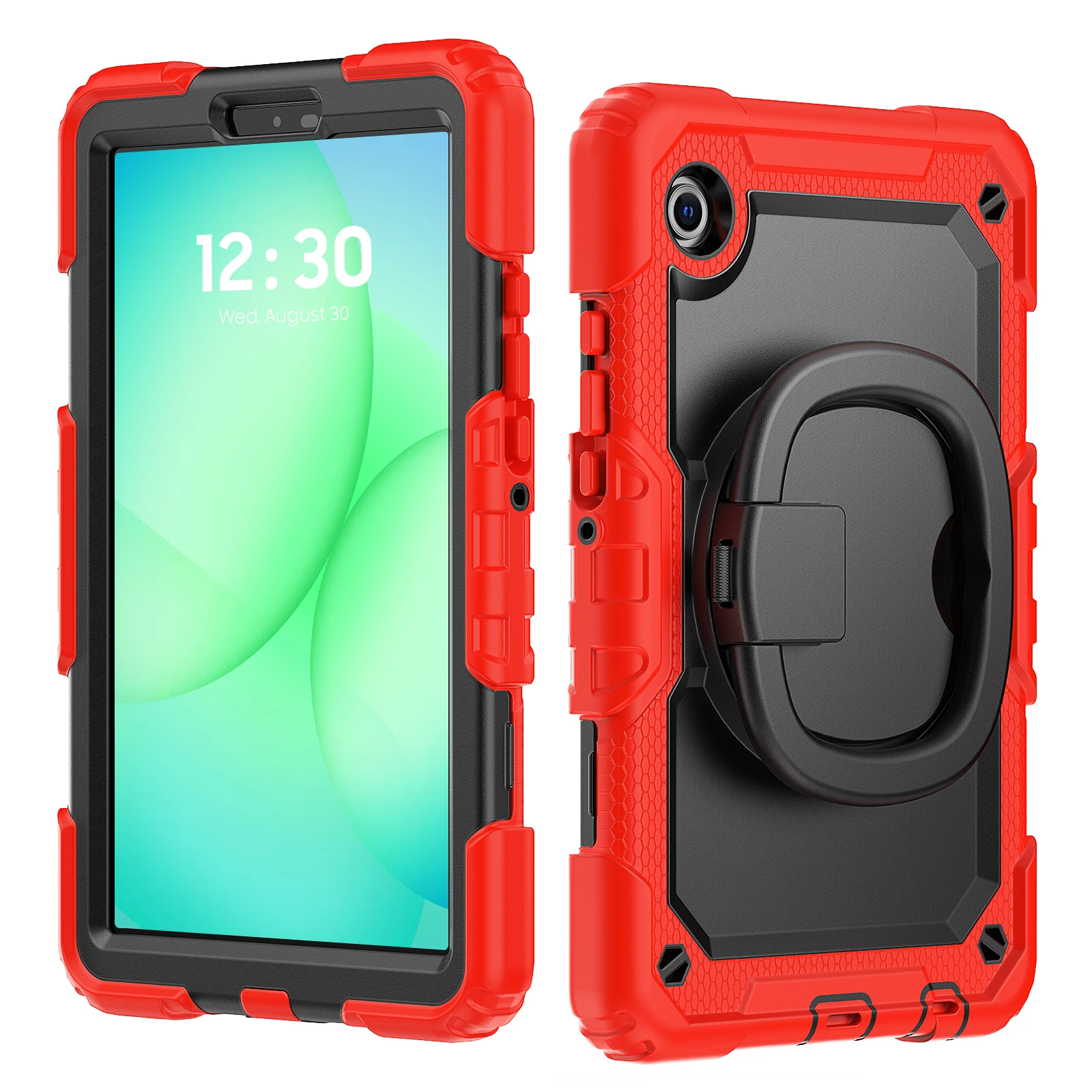 

Чехол-подставка с ручкой для Samsung Galaxy Tab A11 A9 2025 2023 8.7 дюймов SM-X133 X135 X110 X115 X117, вращающаяся на 360 градусов, усиленная защита