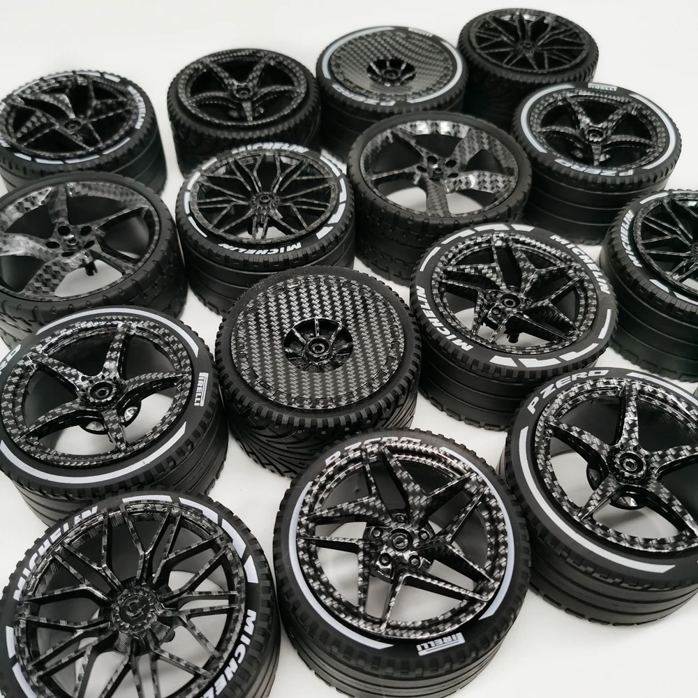 Carbon Fiber Wheel Hub Tire 23799 68577 Accessories Compatible With LEGO CADA MouldKing MOC 42083 42115 Building Blocks Bricks