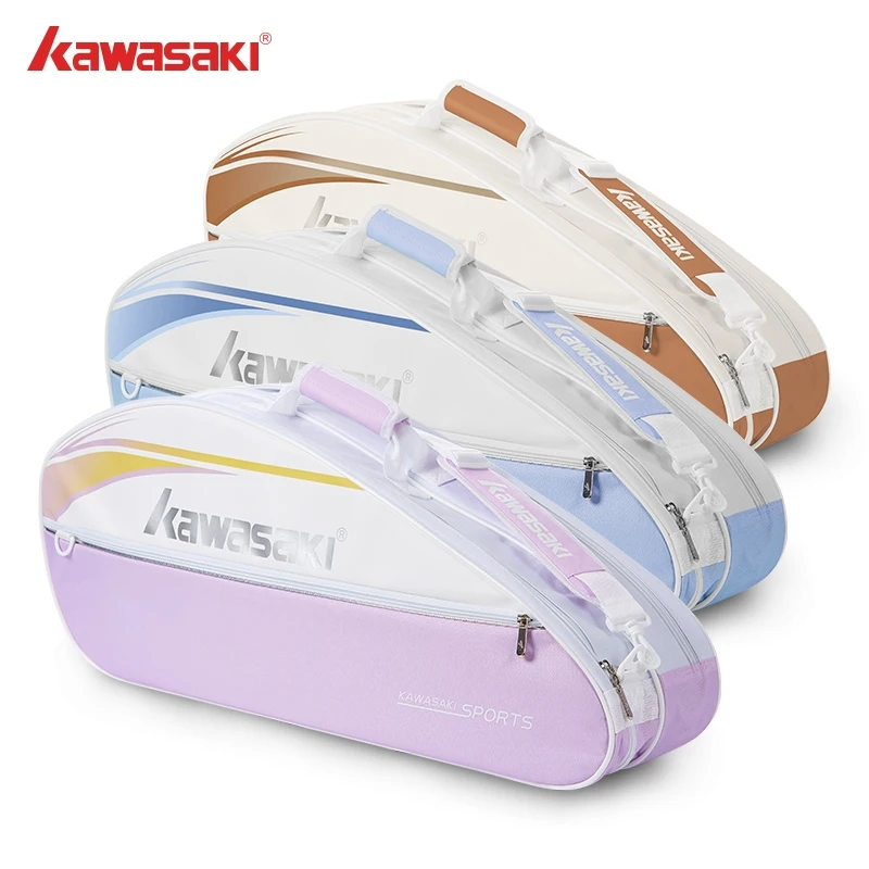 Kawasaki Portable Badminton Racket Bag K1G00-B8363 (Suitable For 6 Rackets) Convenient Carry Sport Gym Bag