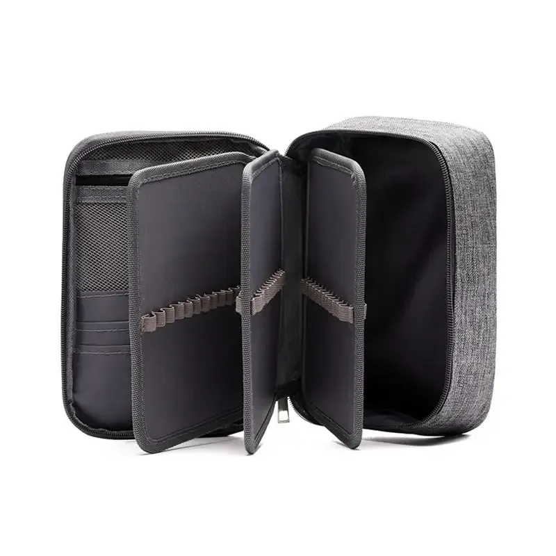 Simple Waterproof Pencil Case with 72 Holes - Large Capacity, Multi-Layer, Detachable, Lightweight & Portable Sketch Pencil Bag