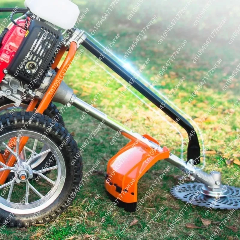 Lawn Mower Hand Push Lawn Mower Brush Cutting Machine Multi functional Mini Loosening and Trenching Machine