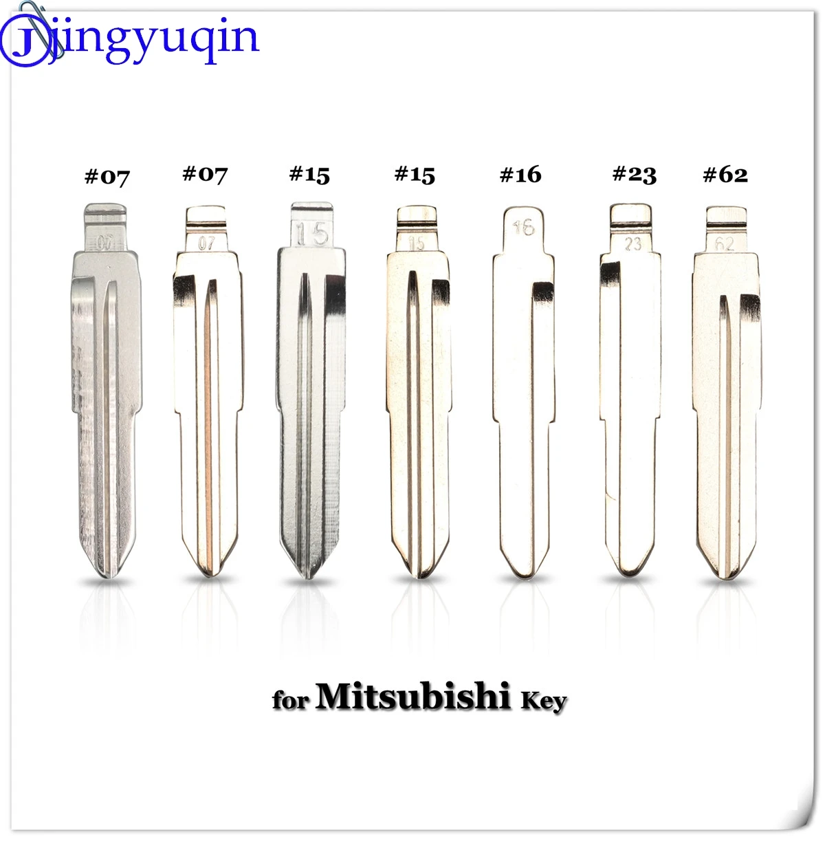 jingyuqin Remote Flip Car Key Blade For Mitsubishi ASX GRANDIS Outlander LANCER-EX MIT11R Mit9 #07 #15 #16 #23 #62 KD/Original