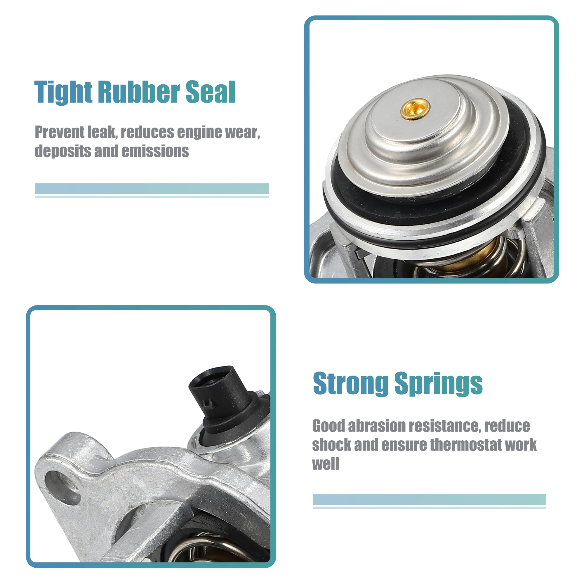 X Autohaux 2722000115 مجموعة مبيت منظم حرارة مبرد المحرك لمرسيدس بنز