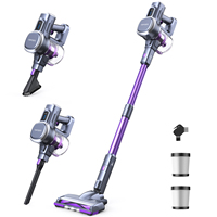 Free-Standing Vacuum Cleaner 25KPa, Lubluelu 202 Powerful Lightweight Cordless 6 In 1 Stick Vacuum Cleaner For Carpet Floor Pet