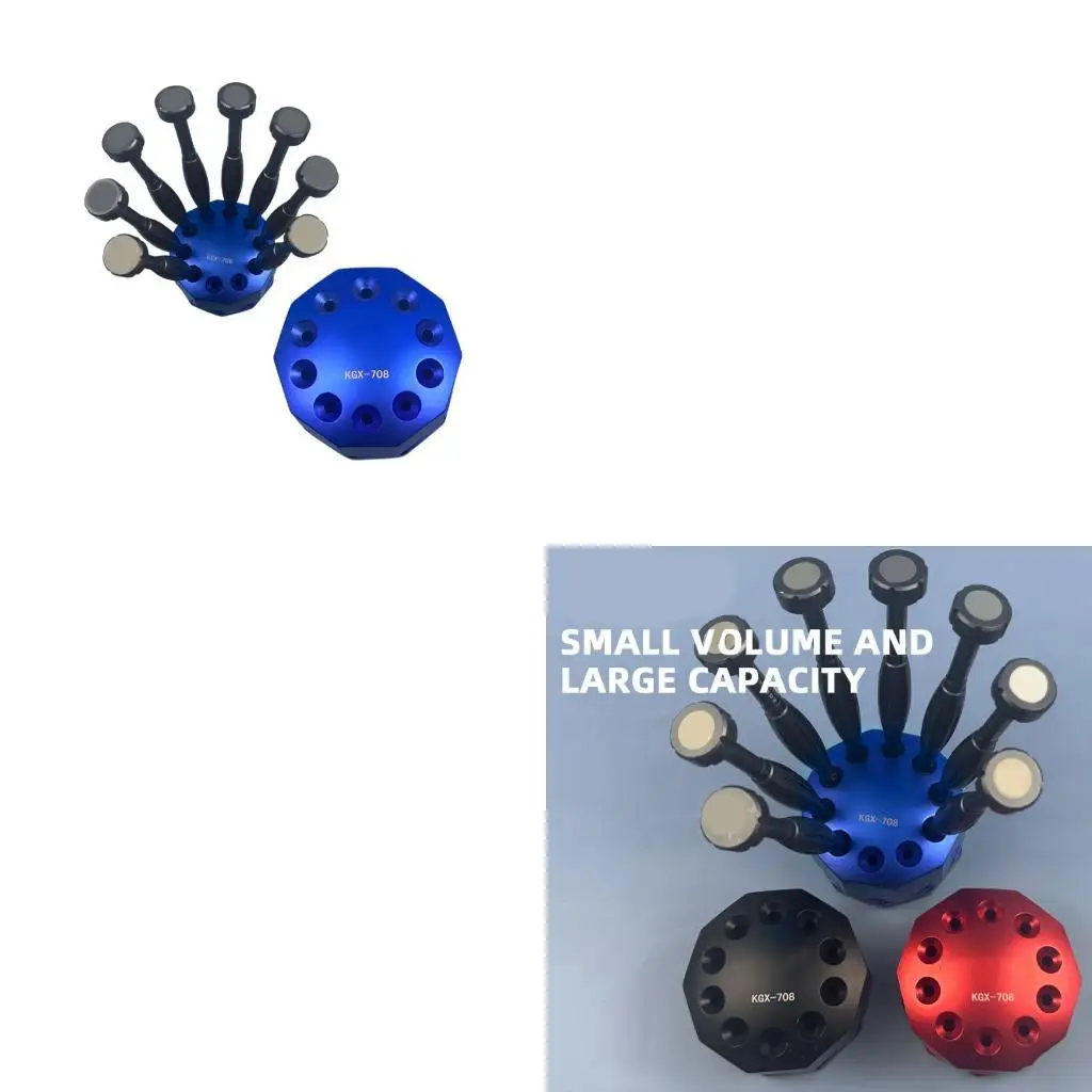 37ME Rotating Screwdriver Storage Holder Stand, Metal Desktop Tool Rack for Repairs