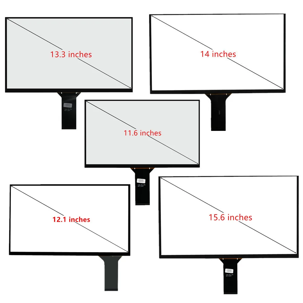 USB Capacitive Touch Panel 10.1/11.6/12/13.3/15.6 Inch Digitizer Glass Handwriting Input For Raspberry Pi Android Linux Windows