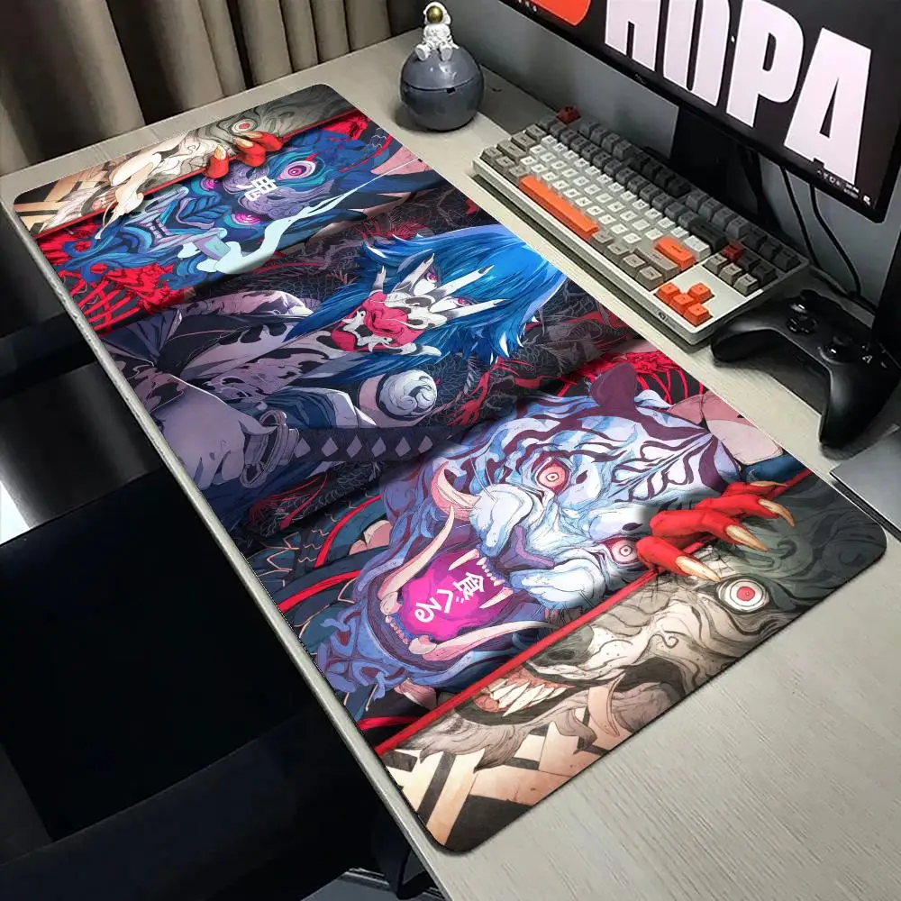 Japan Devil Anime Mouse Pad Computer XXL Gaming MousePads Keyboard Pads Mouse Mat Soft Office Carpet Table Mat Desktop MousePad