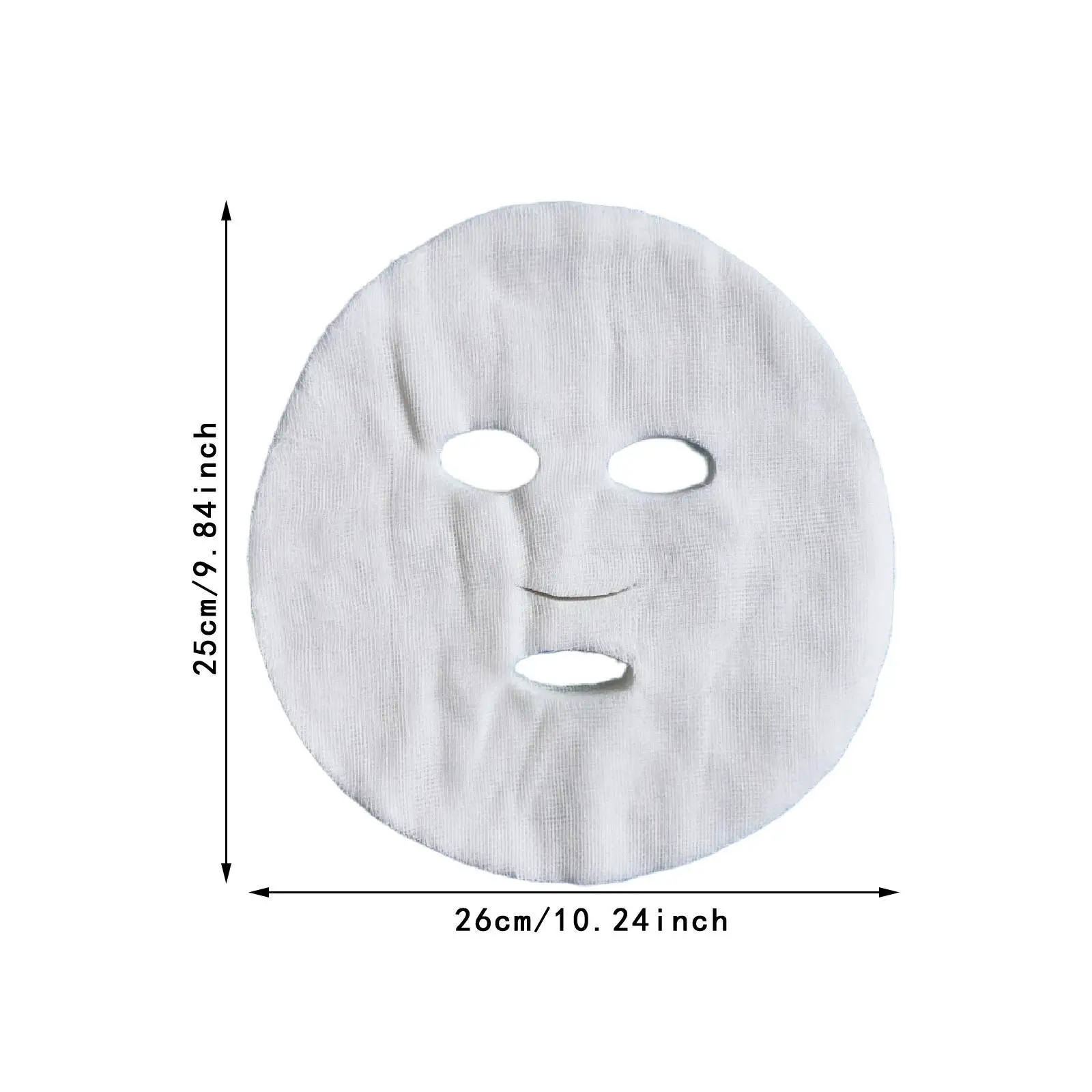 Skin Care Facial Gauze Mask Cotton Mesh Breathable Soft Face Sheet for Moisturizing Spa and Daily Care
