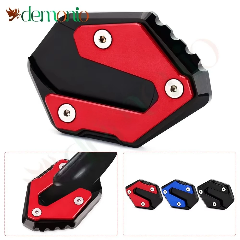 Motorcycle Accessories For YAMAHA MT-07 MT-09 MT07 MT09 MT 07 09 Foot Stand Extension Kickstand Side Enlarge Plate Pad