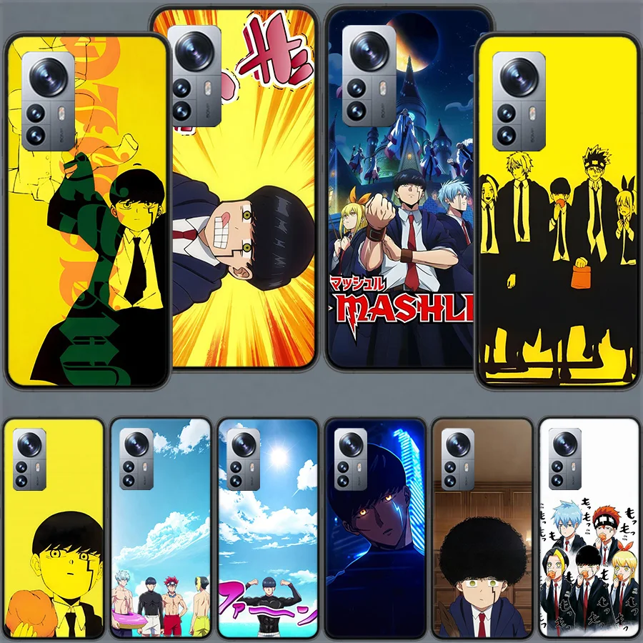 Funda de teléfono Mashle Magic and Muscles para Xiaomi Poco X7 X6 M8 M7 M6 M4 M3 X4 Pro F7 Ultra M5S Mi 14 14T 15 15T 12T 10T Pro 12S 12