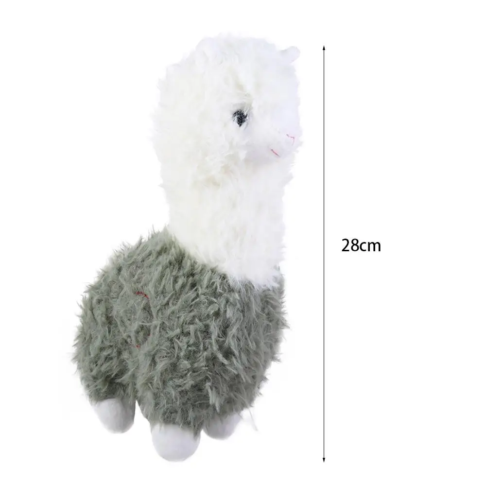 Oreiller en peluche en coton doux coloré, mouton, poupées animales, jouets en peluche, beurre, alpaga